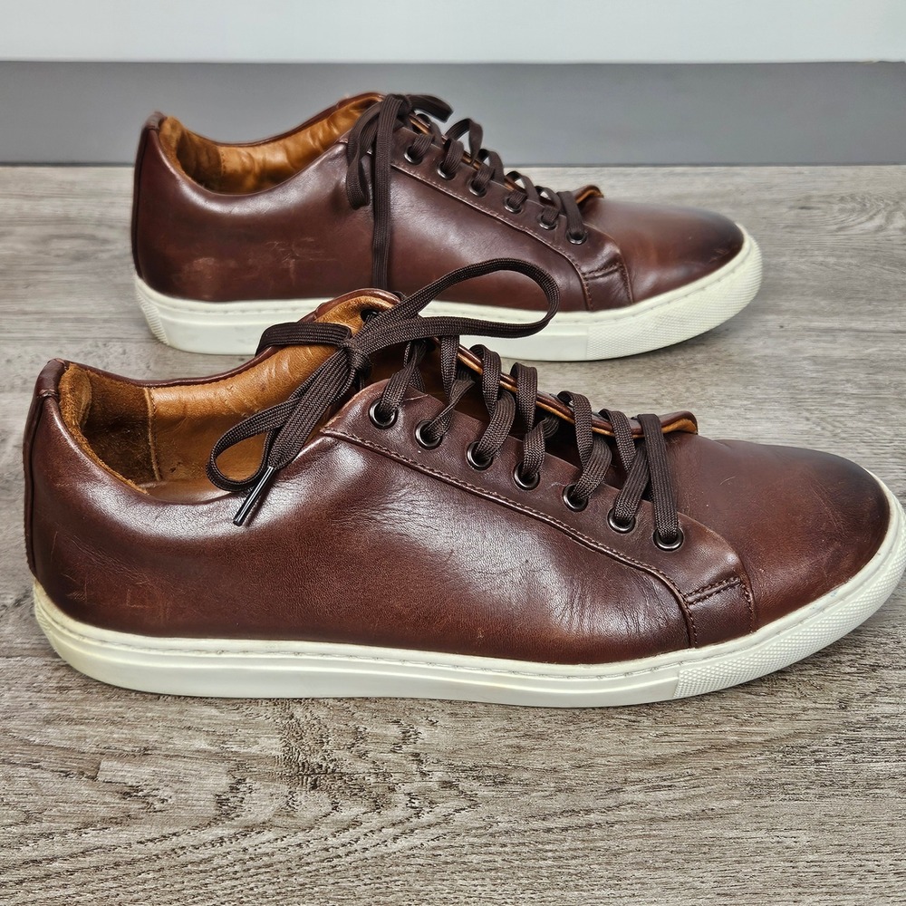 Thursday Boot Co Premier Low Top Mens Brown Leather Sneakers Size 9.5 US - Picture 2 of 13